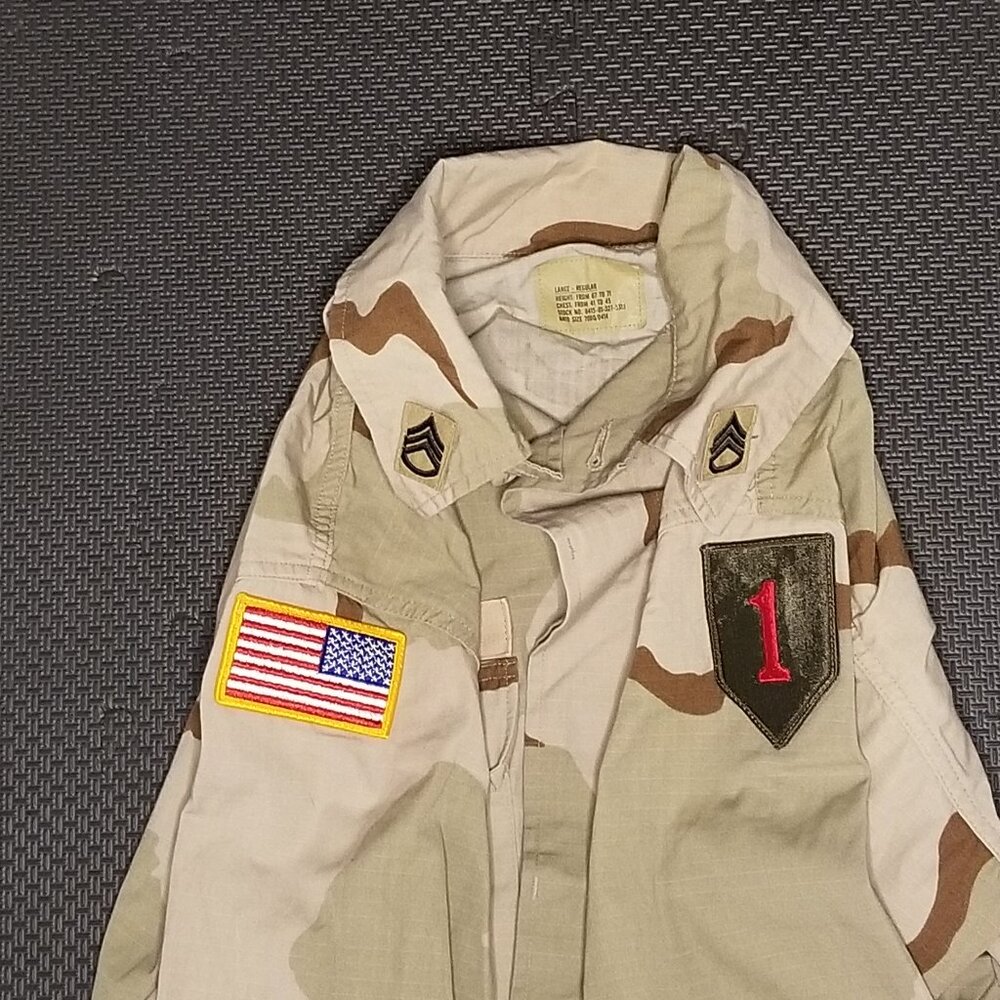 EUC! Vintage Desert Camo BDU 4-Pocket Coat - Picture 4 of 10